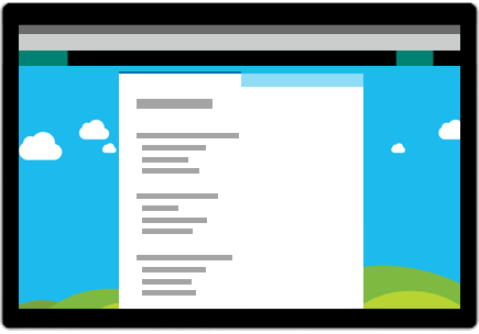 Image conceptuelle de Microsoft Forms