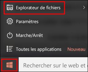 Explorateur de fichiers