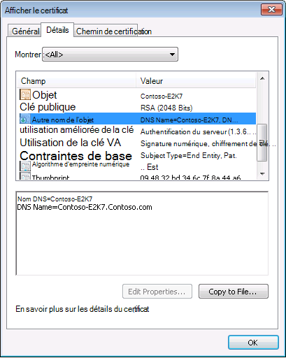 le service de découverte automatique