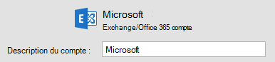 Type de compte Outlook