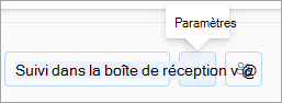 Sélectionnez l’icône Paramètres des groupes