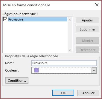Vous pouvez définir de nombreuses règles de mise en forme conditionnelle.