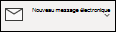Nouveaux éléments de menu e-mail