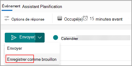 Calendrier Outlook