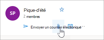 Capture d’écran du bouton Accéder au groupe de fichiers