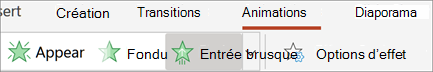Ajouter une animation