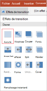 Supprimer des diapositives