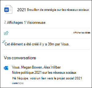 Conversations de carte de fichiers