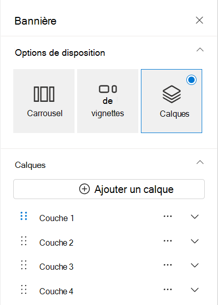 de nouvelles couches
