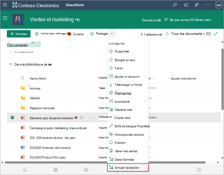 Vous pouvez choisir l’option Ignorer case activée si vous ne souhaitez pas conserver vos modifications.