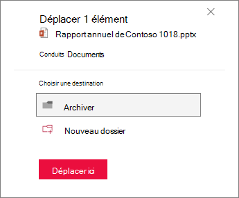 Accéder à un dossier