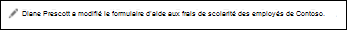 Mise à jour du flux d’actualités quand une personne que vous suivez commence à suivre un document