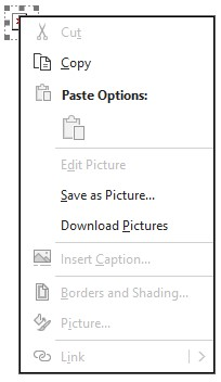 Télécharger ou enregistrer en tant qu’image Dans Outlook