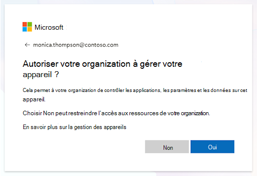 Gérer l’invite d’appareil