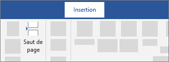 Insérer un saut de page
