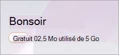 Badge gratuit sur la page d’accueil de Microsoft 365.com