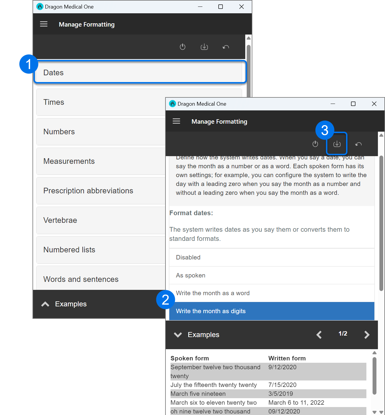 Étapes de modification du format de date