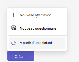 à partir d’un existant