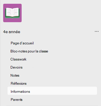 Capture d’écran montrant Insights.