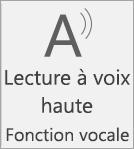 Capture d’écran d’un discours lu à voix haute.