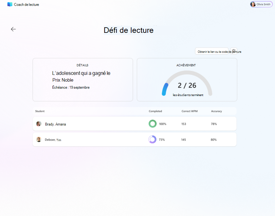 Défi de lecture