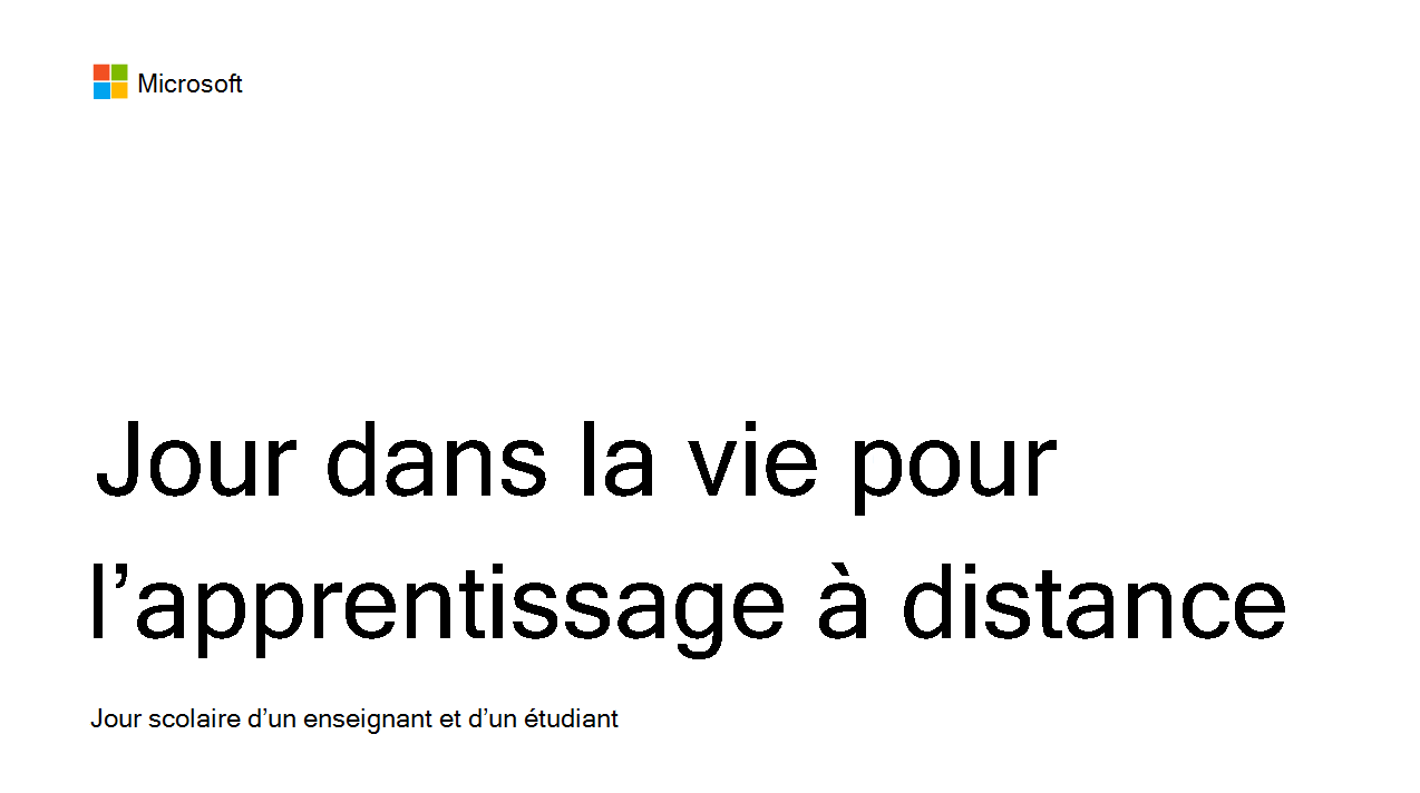 Capture d’écran d’une journée dans la vie.