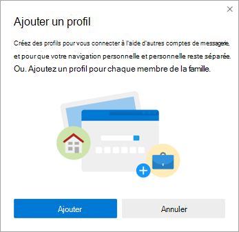 Ajouter un profil dans edge