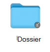 OneDrive pour Mac icône de status de fichier à la demande