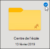 Sélectionner le cercle bleu