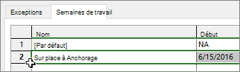 Délai spécifique sur une deuxième ligne
