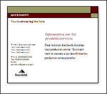 Front side of a post card publication