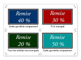 Exemple d'impression de plusieurs pages sur une feuille