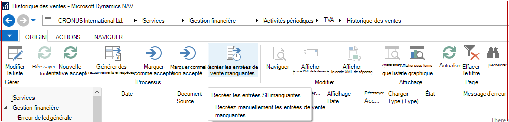 Historique DES SII