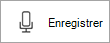 Bouton clignotant dans l’audio Sway qui indique l’enregistrement.
