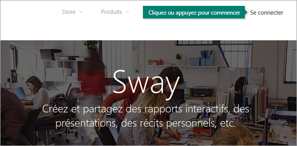 Bouton Se connecter dans la barre d’outils