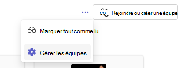 gérer les équipes