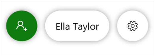 Menu Partager de Tableau blanc collaboratif