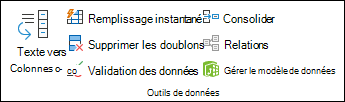 Validation des données
