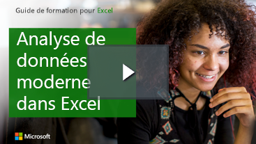 Femme souriant, Guide d’apprentissage pour Excel