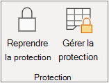 Reprise de la protection des feuilles