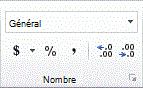 Image du ruban Excel