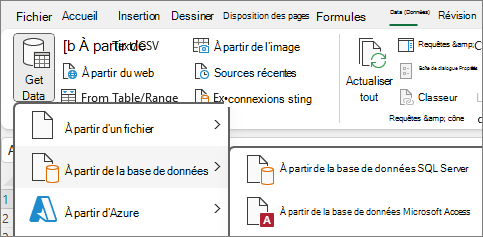 Importer des données d’Access