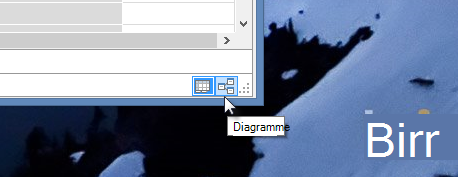 Bouton Vue de diagramme dans PowerPivot