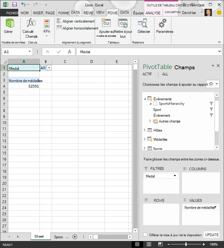 Tableau croisé dynamique presque vide