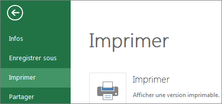 Imprimer des cellules sélectionnées