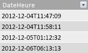 Colonne Date/Heure dans une table de faits