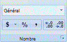 Image du ruban Excel