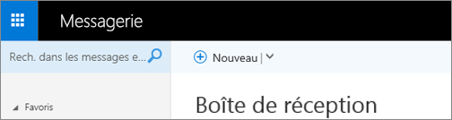 Apparence du ruban dans Outlook Web App