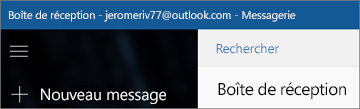 Apparence du ruban dans l’application Courrier pour Windows 10