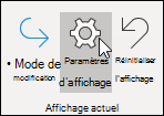 Paramètres d’affichage